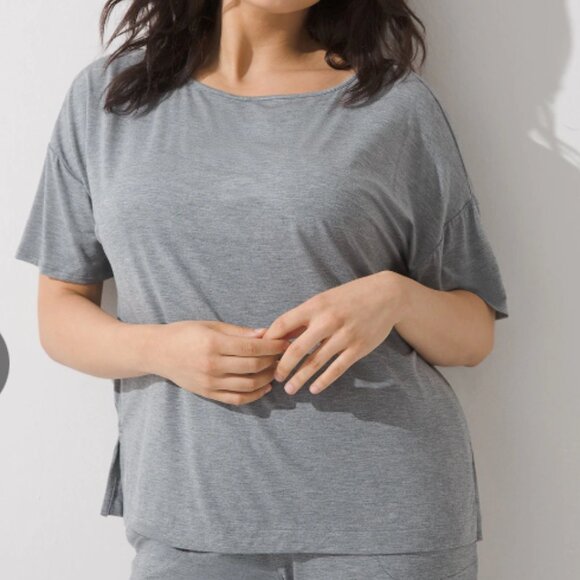 NWT Soma COOL NIGHTS Mix & Match Crewneck Tee - Picture 1 of 8